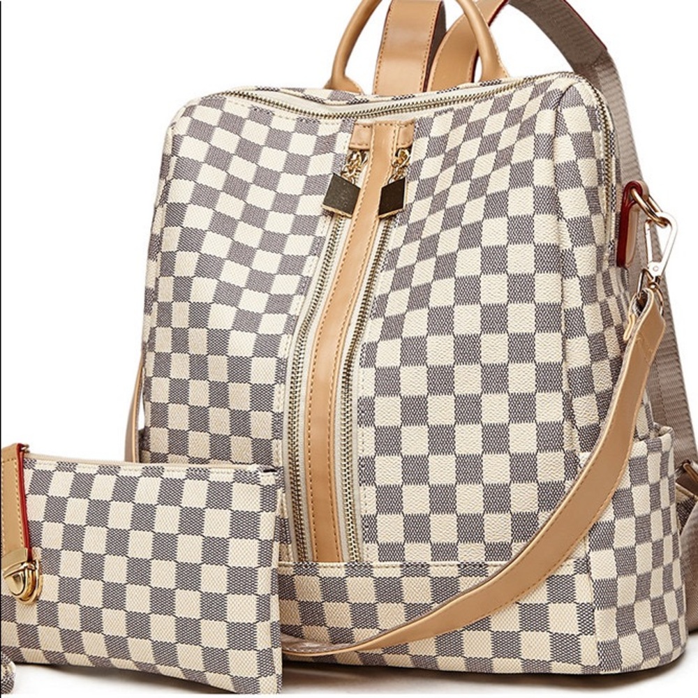 Westwood Checkered Backpack
